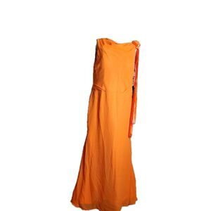 Light In The Box Orange Maxi Dress Size 22W NWT